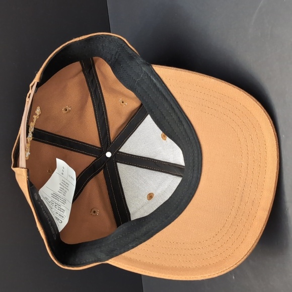 Carhartt Men's Flat Brim Ashland Cap 100% Firm Hand Cotton Duck Cap. - Picture 5 of 6